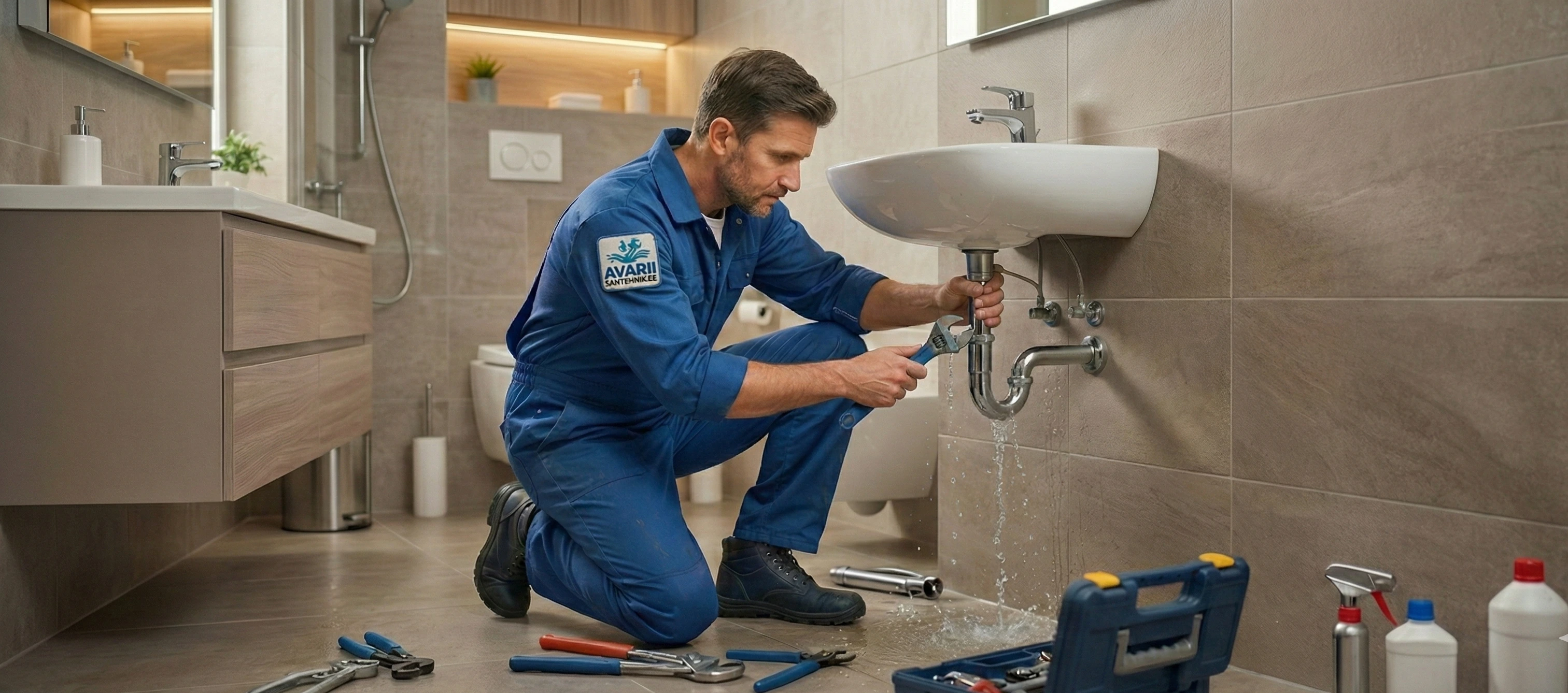 Avarii santehnik töötab torustike remondiga Tallinnas - kiire abi 24/7 Lasnamäel, Kesklinnas, Mustamäel