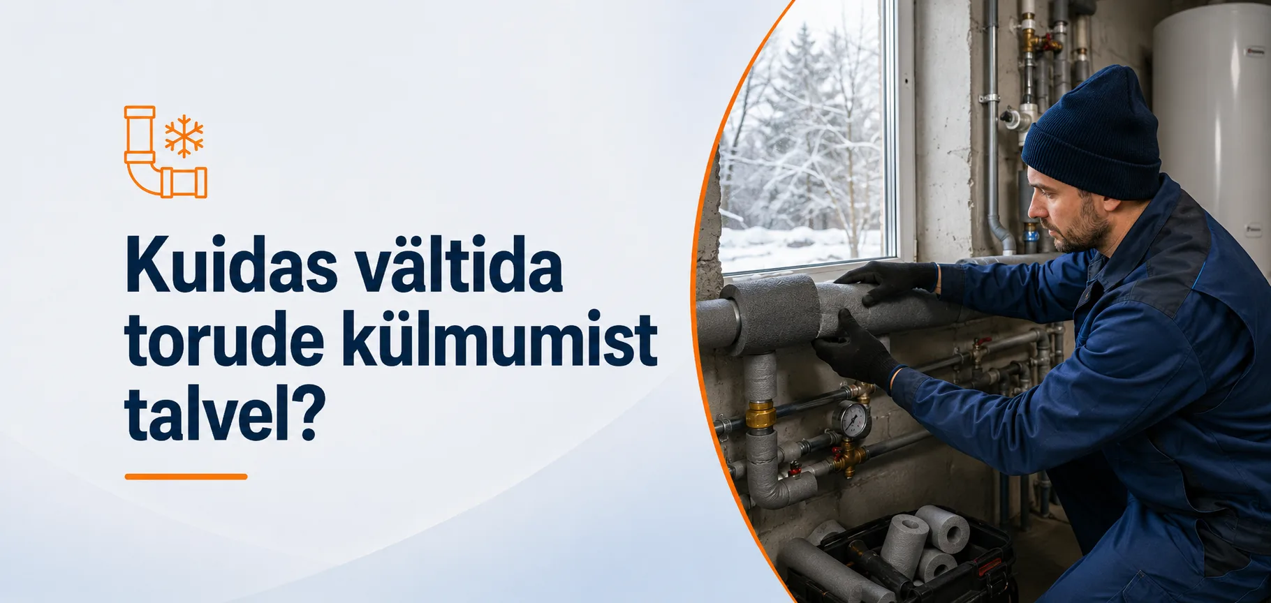 Kuidas vältida torude külmumist talvel