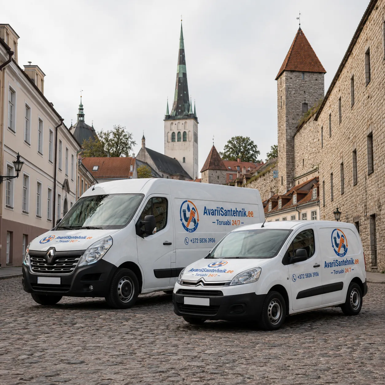 AvariiSantehnik.ee toruabi 24/7 teenindusautod Tallinnas
